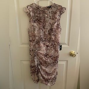 Express Pink Patterned Dress